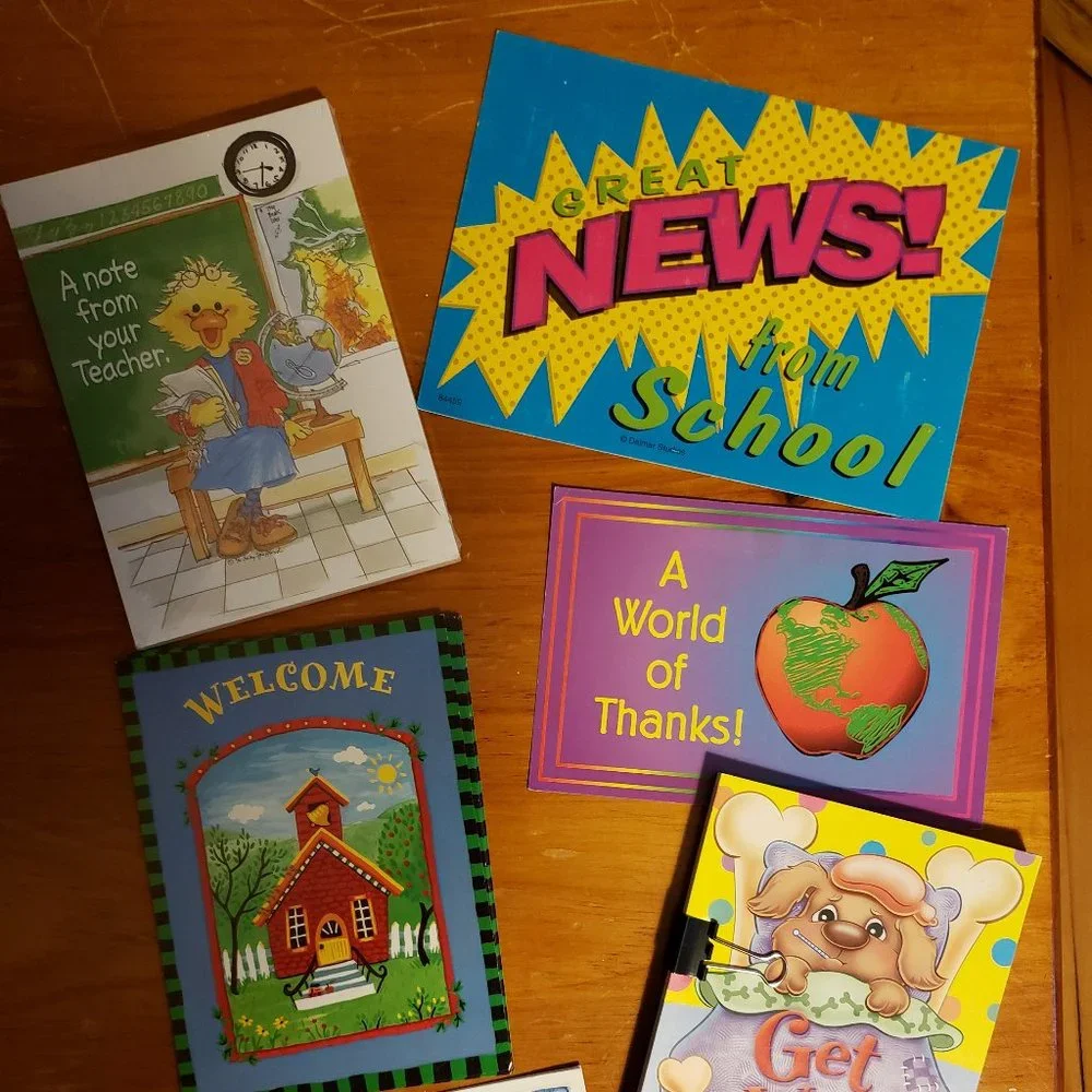 Teacher postcard bundle